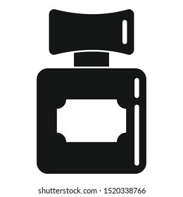 Fragrance deodorant icon. Simple illustration of fragrance deodorant vector icon for web design isolated on white background