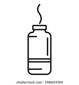 Fragrance diffuser icon. Outline Fragrance diffuser vector icon for web design isolated on white background