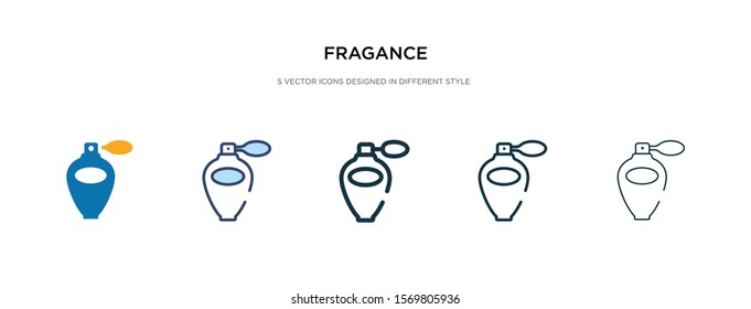fragrance icon in different style vector illustration. two colored and black fragrance vector icons designed in filled, outline, line and stroke style can be used for web, mobile, ui