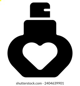 fragrance icon with glyph style and pixel perfect base. Suitable for website design, logo, app and UI. Based on the size of the icon in general, so it can be reduced.