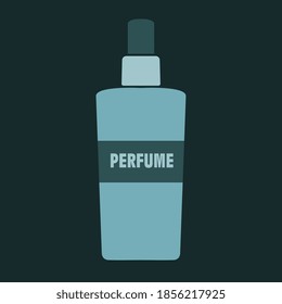 fragrance icon or logo perfume bottles vector