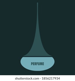 fragrance icon or logo perfume bottles vector