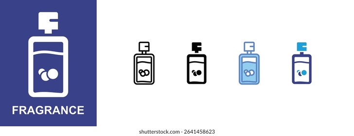 fragrance icon sets with five styles