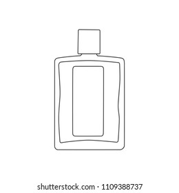 Fragrance icon, vector illustration design. Barbershop objects collection.