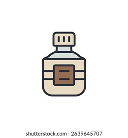 fragrance icons isolated on White Background. Flat style design