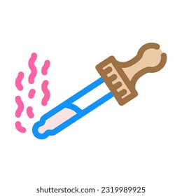 fragrance smell color icon vector. fragrance smell sign. isolated symbol illustration