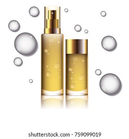 Fragrances products bottles
