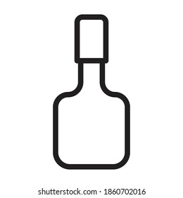 perfume aromático que refresca el icono de línea