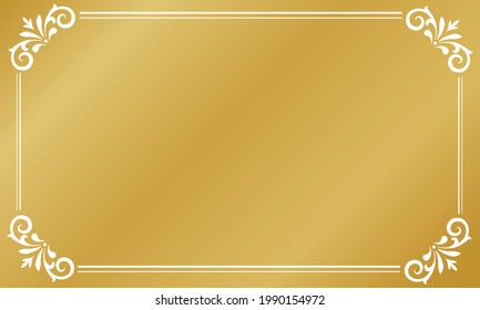 Fram Gold Vector For Work Certificate, Picture, Website