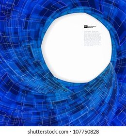 Frame abstract background. Vector.