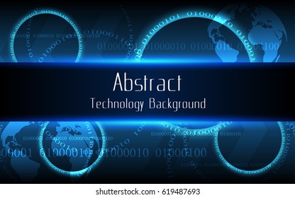 Frame abstract technology with space for your text,digital code business presentations