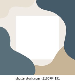 frame with aesthetic pastel color