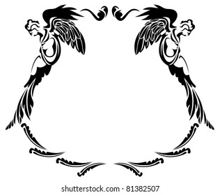 Frame with angels