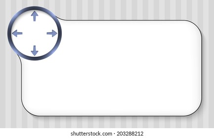 frame for any text with arrows