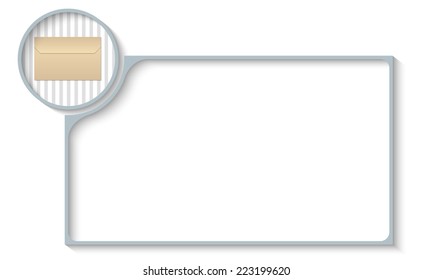 frame for any text with envelope