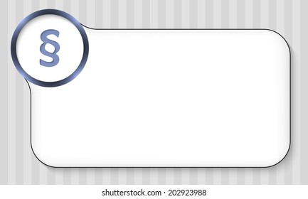 frame for any text with paragraph