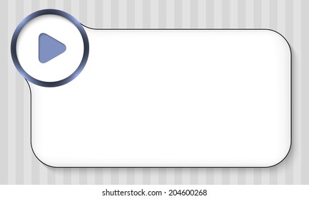 frame for any text with play symbol