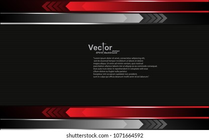 frame arrow square line red gray black concept layout background