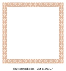 Frame with Art deco seamless pattern. Trendy design with dots shapes. Design element for prints, backgrounds, template, web pages and textile pattern. 