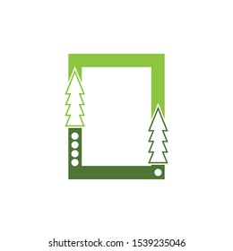 Frame art design stock vector template