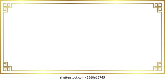 frame background chinese ornament vector. asian new year festival border banner