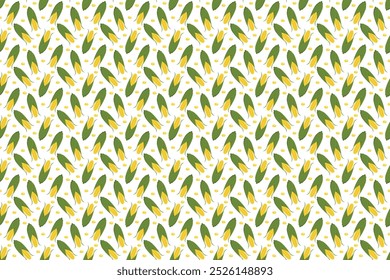 Banner de milho do plano de fundo do quadro. Papel de parede de milho vegetal com espaço de cópia