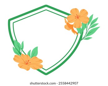 Frame Background Decoration Floral Illustration