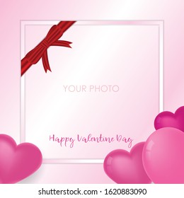 Frame Background Design Valentin's Themed