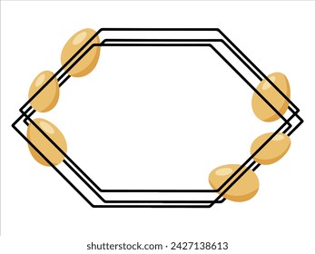 Frame Background Easter Eggs Illustration