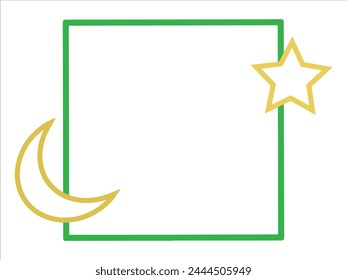 Rahmenhintergrund Eid Al Adha