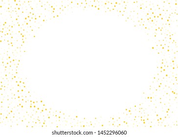 Gold Glitter Background Polka Dot Vector Stock Vector (Royalty Free ...