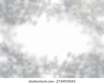 Rahmenhintergrundmaterial mit Baumschatten an der Wand