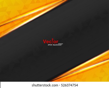 Frame Background Orange Polygon