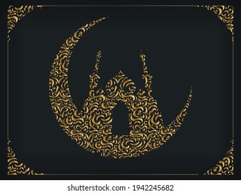 Frame Background Ornamental Ramadan Eid Mubarak