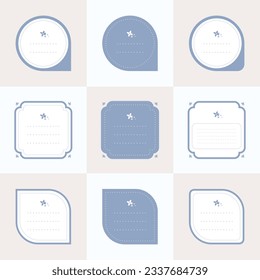 Frame background in pastel color.