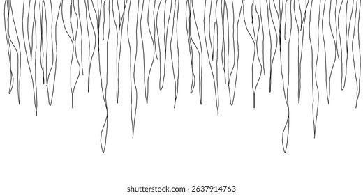 frame background seamless of dangling lines.eps