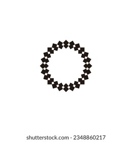 Rahmen, Hintergrund, Quadrate geometrisches Symbol, einfacher Logo, Vektorgrafik