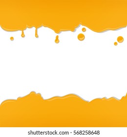 frame background for the text in a liquid stains honey