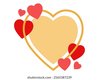 Frame Background Valentines Day Illustration