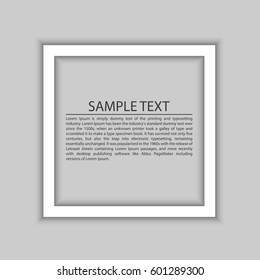 Frame, background. Vector illustration