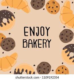 Frame of bakery design.