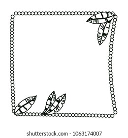 frame balls mardi gras with feathers