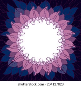 Frame based on traditional Asian elements