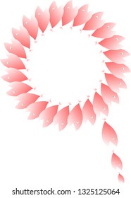 frame of beautiful red fish