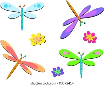 Frame of Bees and Plants
