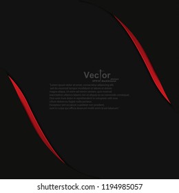 frame black red line background concept layout backdrop design
