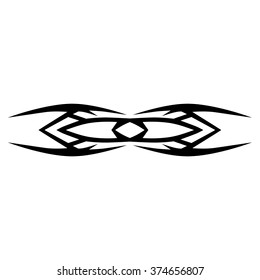 Frame  black vector art design sketch pattern. Simple logo. Designer isolated abstract element on white background.
