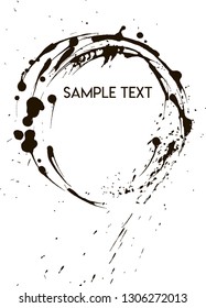 frame with blots