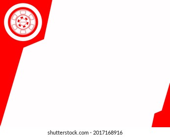 frame blue slide vector abstract