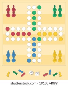 Frame of board game ,Funny frame,Board games,Vector illustrations.